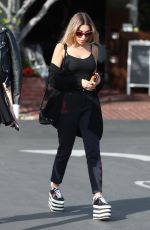 CHANTELL JEFFRIES Leaves Fred Segal in West Hollywood 02/13/2017