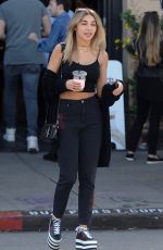 CHANTELL JEFFRIES Leaves Fred Segal in West Hollywood 02/13/2017