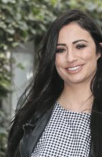 CHANTELLE HOUGHTON Arrives at ITV Studios in London, 02/10/2017