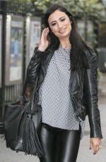 CHANTELLE HOUGHTON Arrives at ITV Studios in London, 02/10/2017