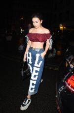 CHARLI XCX at Universal and Warner Music Brit Awards Party in London 02/22/2017