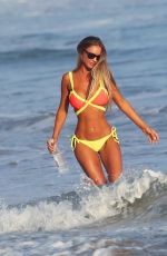 CHARLIE RIINA in Bikini on the Set of a 138 Water Photoshoot in Malibu 02/14/2017