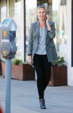 CHARLIZE THERON Out and About in Beverly Hills 02/01/2017