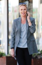 CHARLIZE THERON Out and About in Beverly Hills 02/01/2017