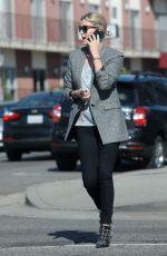 CHARLIZE THERON Out and About in Beverly Hills 02/01/2017