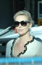 CHARLIZE THERON Out and About in Hollywood 02/04/2017