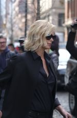 CHARLIZE THERON Out and About in New York 02/08/2017