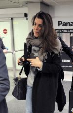 CHARLOTTE CASIRAGHI at Linate Airport in Milan 02/21/2017