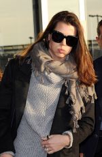 CHARLOTTE CASIRAGHI at Linate Airport in Milan 02/21/2017