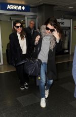 CHARLOTTE CASIRAGHI at Linate Airport in Milan 02/21/2017