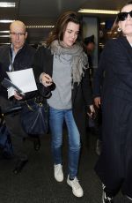 CHARLOTTE CASIRAGHI at Linate Airport in Milan 02/21/2017