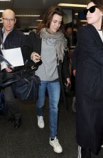 CHARLOTTE CASIRAGHI at Linate Airport in Milan 02/21/2017