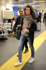 CHARLOTTE CASIRAGHI at Linate Airport in Milan 02/21/2017