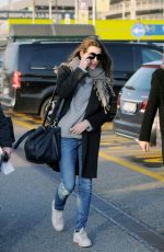 CHARLOTTE CASIRAGHI at Linate Airport in Milan 02/21/2017