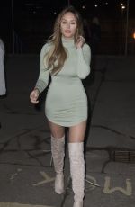 CHARLOTTE CROSBY Arrives at Metro Radio Arena in Newcastle 02/15/2017