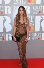 CHARLOTTE CROSBY at Brit Awards 2017 in London 02/22/2017