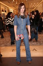 CHARLOTTE DE CARLE at Furla Store Launch Party in London 02/02/2017