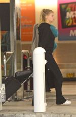 CHARLOTTE MCKINNEY Aarrives at Miami Airport 02/15/2017