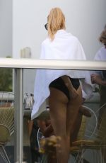 CHARLOTTE MCKINNEY at Her Hotel in Miami 02/15/17