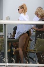 CHARLOTTE MCKINNEY at Her Hotel in Miami 02/15/17