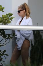 CHARLOTTE MCKINNEY at Her Hotel in Miami 02/15/17