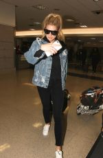 CHARLOTTE MCKINNEY at LAX Airport in Los Angeles 02/20/2017