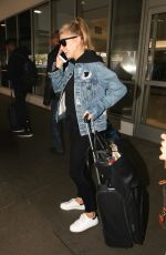 CHARLOTTE MCKINNEY at LAX Airport in Los Angeles 02/20/2017