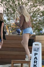 CHARLOTTE MCKINNEY in Daisy Duke at Soho House in Malibu 02/12/2017