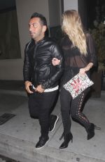 CHARLOTTE MCKINNEY Leaves Catch LA in West HOllywood 02/09/2017
