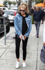 CHARLOTTE MCKINNEY Out and About in Beverly Hills 02/20/2017