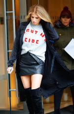 CHARLOTTE MCKINNEY Out and About in New York 02/07/2017