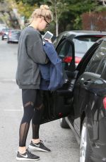 CHARLOTTE MCKINNEY Out Shopping in Los Angeles 02/02/2017