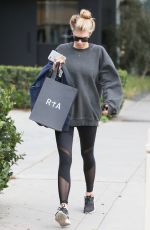 CHARLOTTE MCKINNEY Out Shopping in Los Angeles 02/02/2017