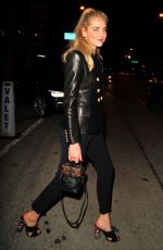 CHIARA FERRAGNI at Catch LA in West Hollywood 02/04/2017