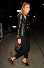 CHIARA FERRAGNI at Catch LA in West Hollywood 02/04/2017