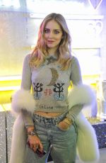 CHIARA FERRAGNI at Milan Fashion Week 02/25/2017