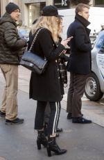 CHIARA FERRAGNI Out and About in Milan 02/20/2017