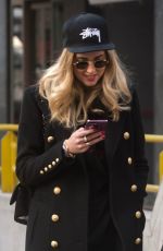 CHIARA FERRAGNI Out and About in Milan 02/20/2017