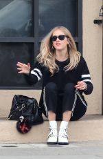 CHIARA FERRAGNI Out in West Hollywood 02/03/2017