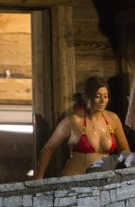 CHLOE FERRY in Bikini on the Balcony of Her Apartment in France 02/02/2017