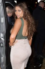 CHLOE FERRY on the Set of Geordie Shore at Ttuptup Palace in Newcastle 02/16/2017