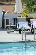 CHLOE GOODMAN in Bikini at a Pool in Tenerife 02/09/2017