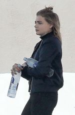 CHLOE MORETZ at a Gas Station in West Hollywood 02/09/2017