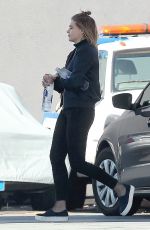 CHLOE MORETZ at a Gas Station in West Hollywood 02/09/2017