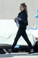 CHLOE MORETZ at a Gas Station in West Hollywood 02/09/2017