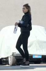CHLOE MORETZ at a Gas Station in West Hollywood 02/09/2017