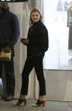 CHLOE MORETZ Out for Dinner in Los Angeles 2/2/17