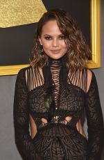 CHRISSY TEIGEN at 59th Annual Grammy Awards in Los Angeles 02/12/2017