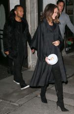 CHRISSY TEIGEN Night Out in New York 02/15/2017