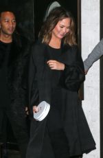 CHRISSY TEIGEN Night Out in New York 02/15/2017